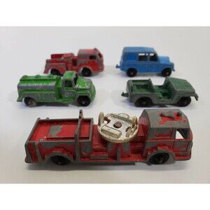 Lot Vintage Diecast TootsieToy Matchbox Cars Truck Tractors‎ Trailers Mixed